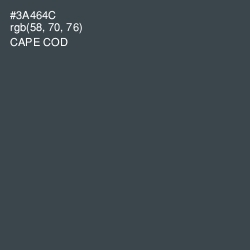 #3A464C - Cape Cod Color Image